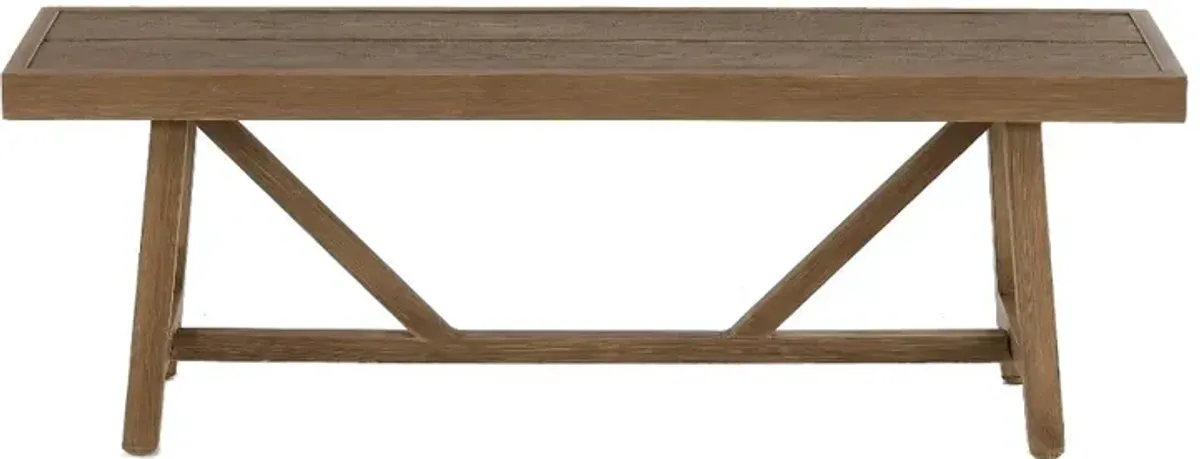 Sunset Brown Patio Bench