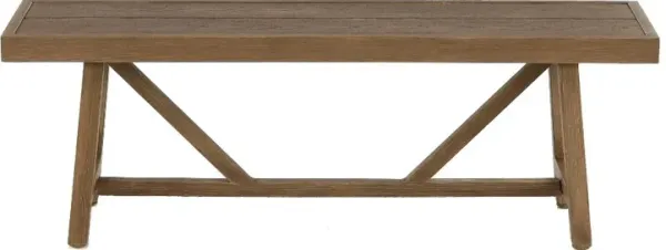 Sunset Brown Patio Bench