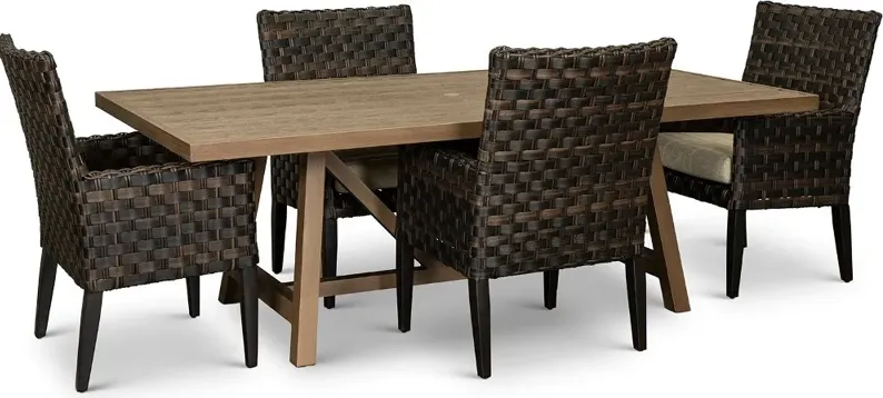 Sunset 5 Piece Patio Dining Set