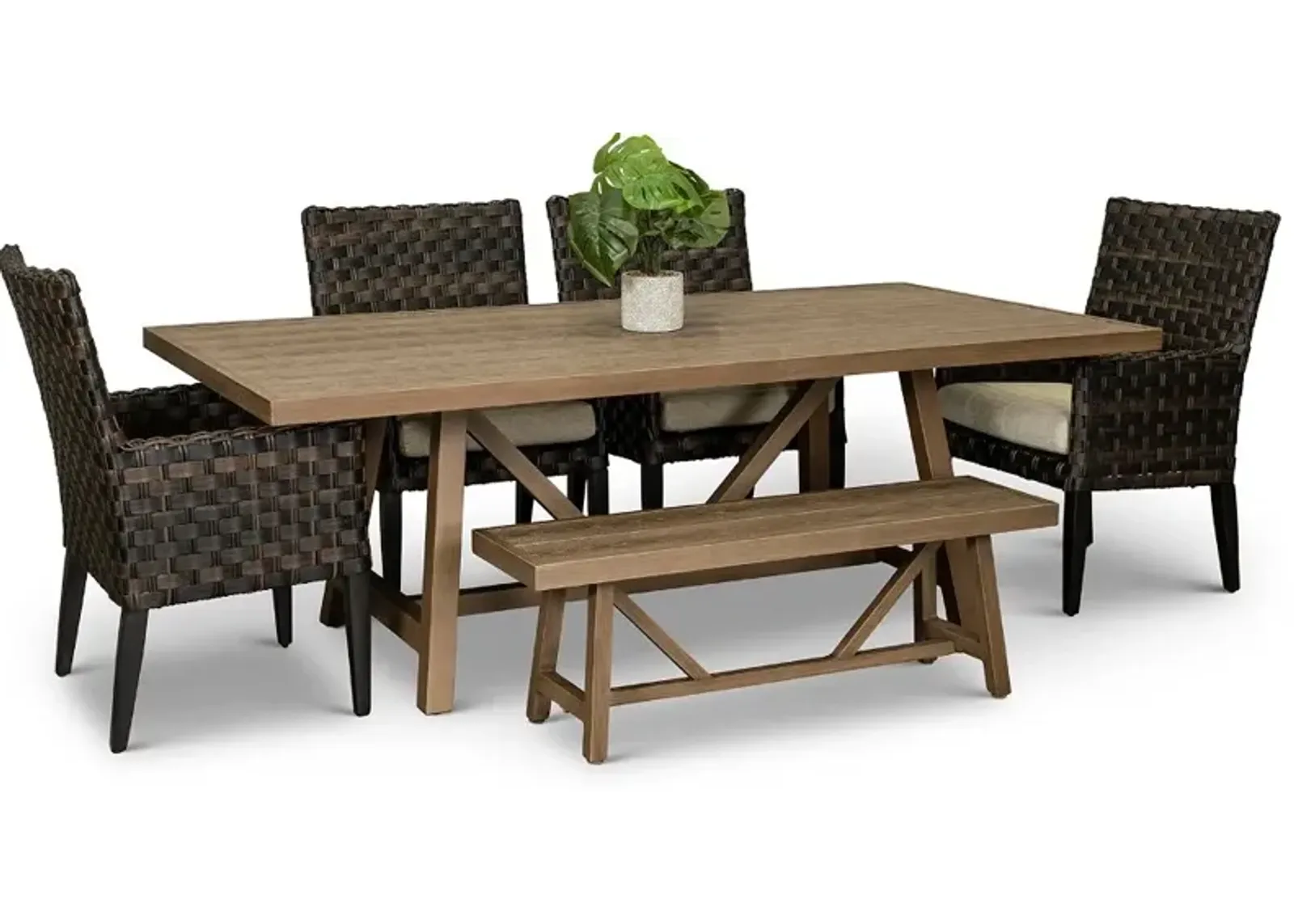 Sunset 6 Piece Patio Dining Set