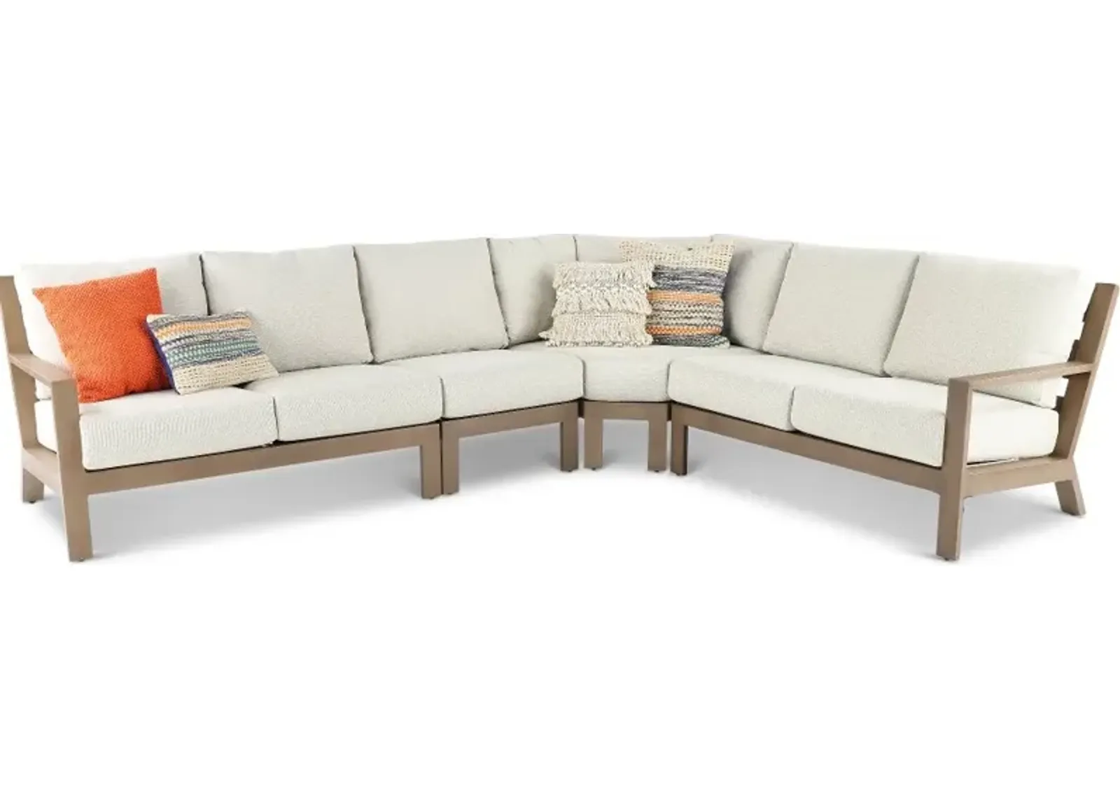 Monterey Cashmere 4 Piece Patio Sectional