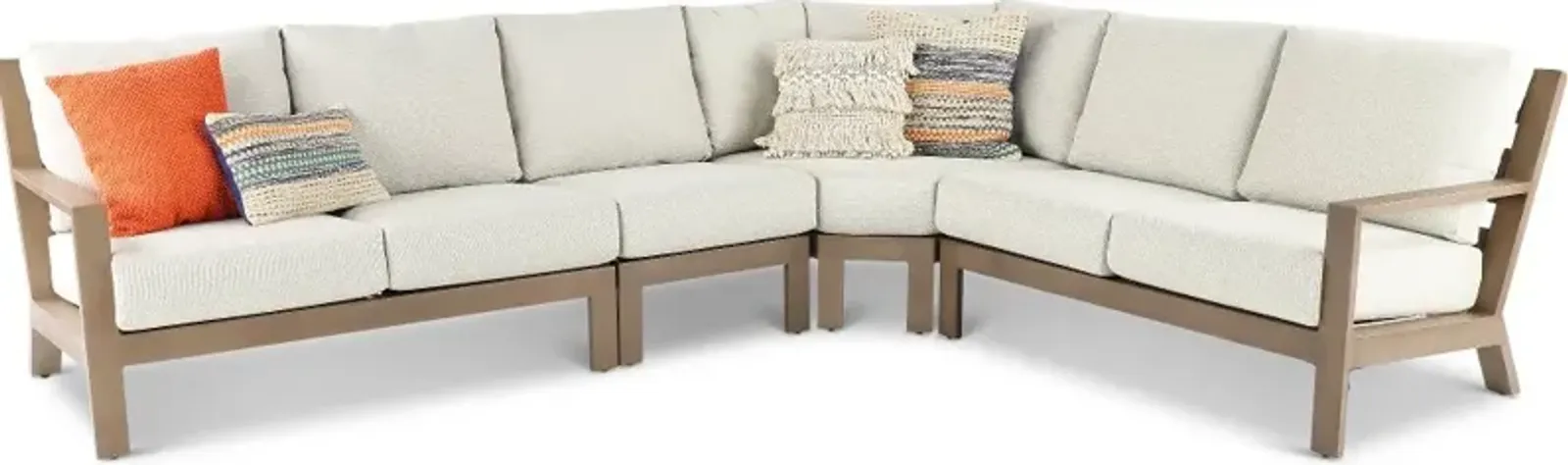 Monterey Cashmere 4 Piece Patio Sectional