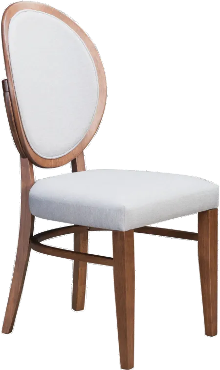 Regents Brown and Gray Upholstered Dining Room Chair (Set of 2)