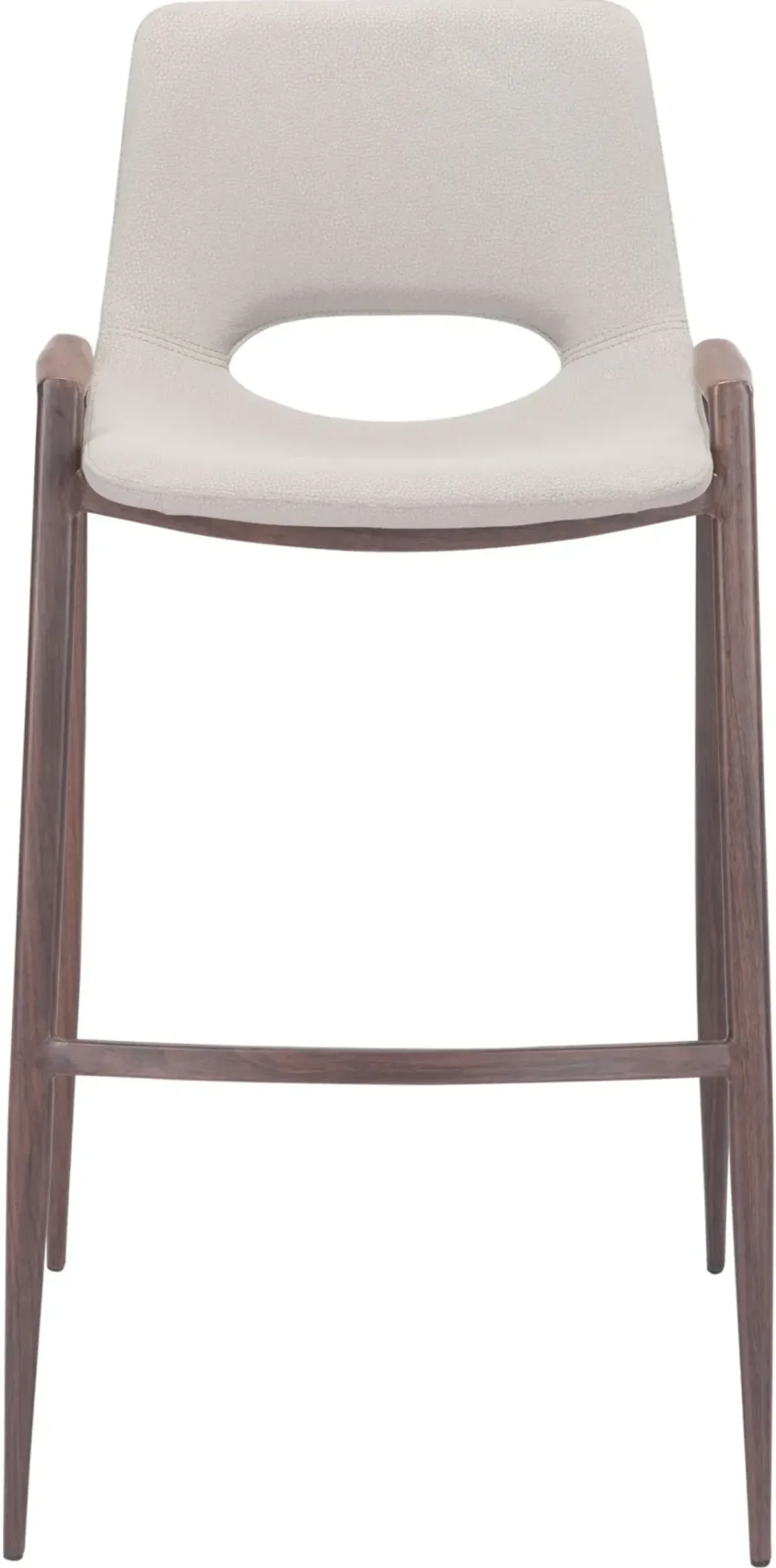 Desi Beige Bar Stool, Set of 2