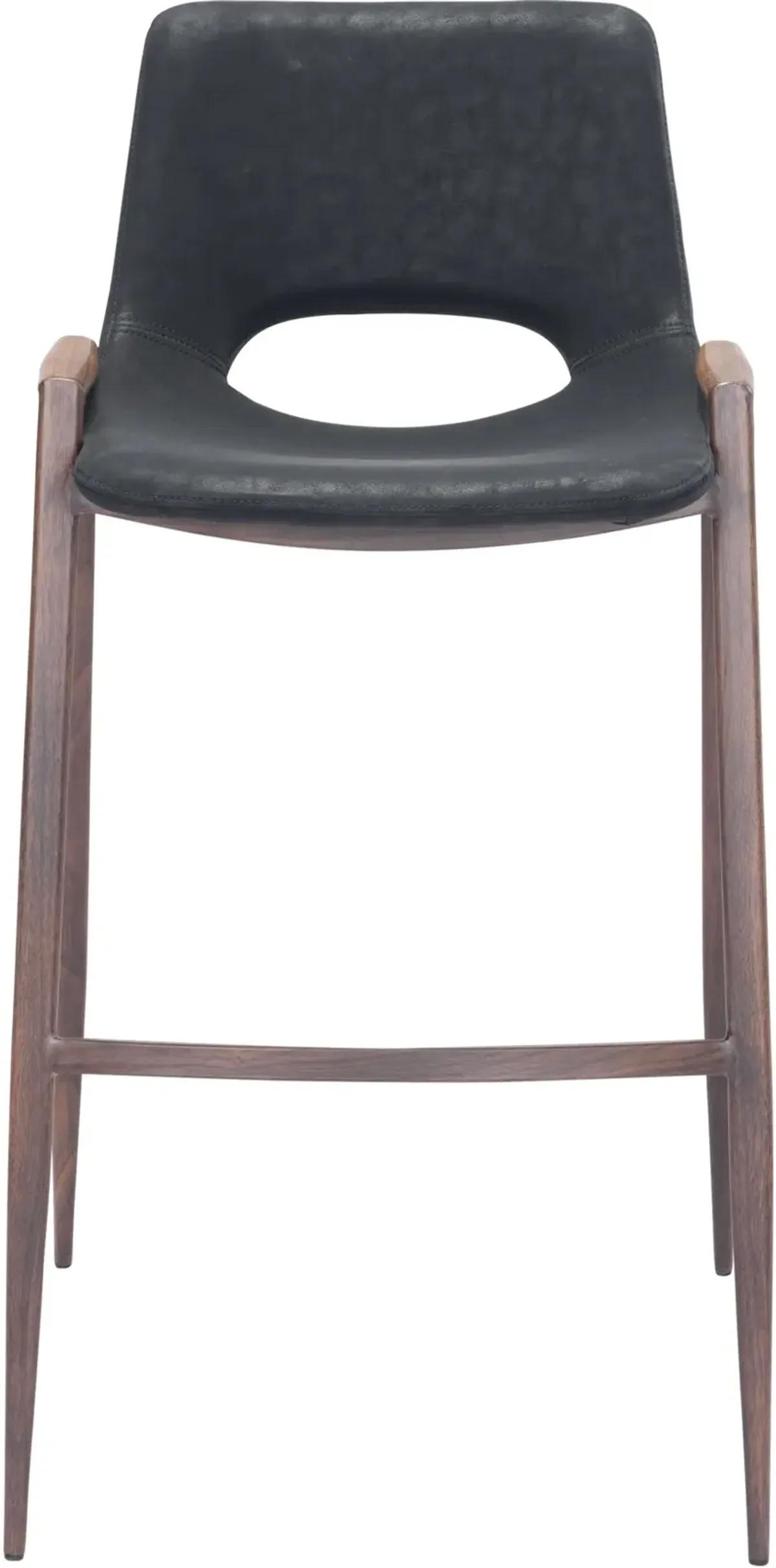 Desi Black Bar Stool, Set of 2