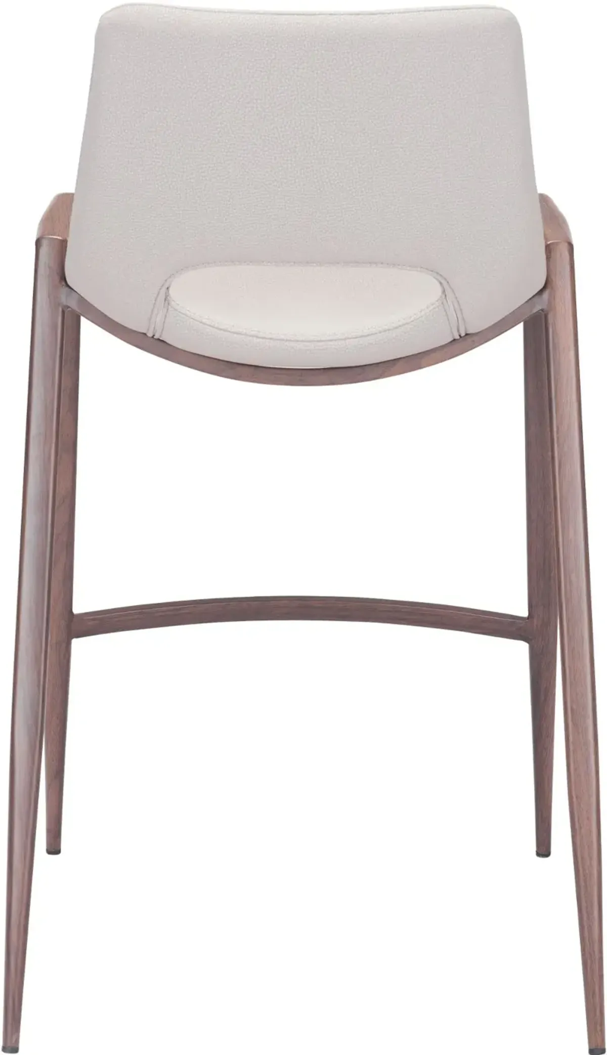 Desi Beige Counter Height Stool, Set of 2