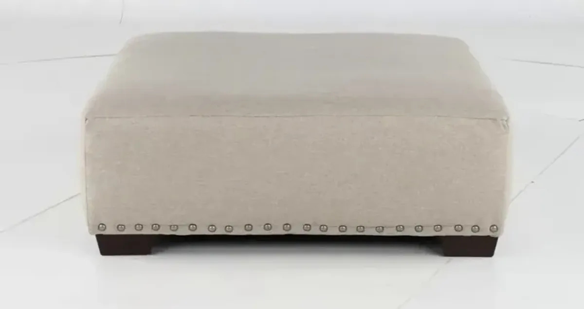 Middleton Beige Cocktail Ottoman