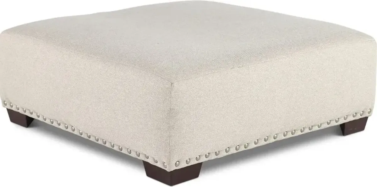 Middleton Beige Cocktail Ottoman