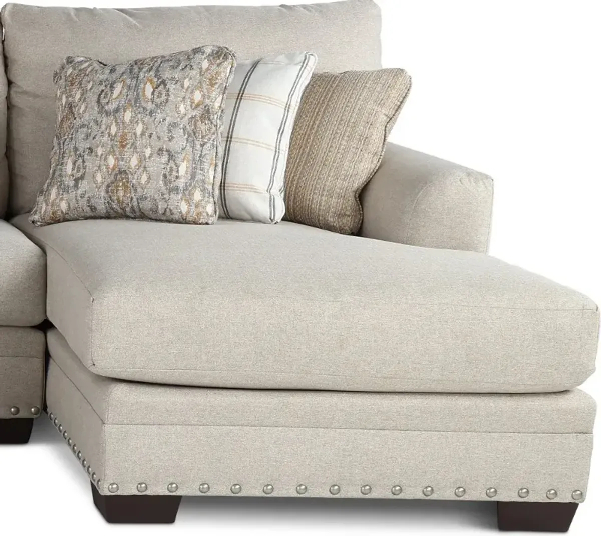 Middleton Beige 3 Piece Sectional