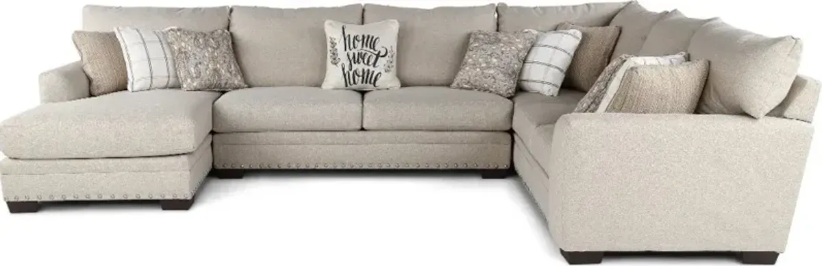 Middleton Beige 3 Piece Sectional