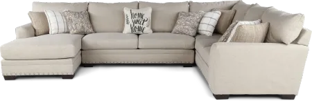 Middleton Beige 3 Piece Sectional