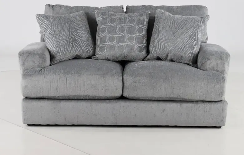 Lamar Gray Loveseat