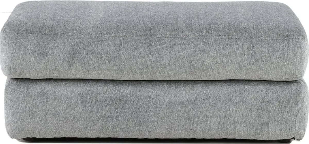 Lamar Gray Ottoman