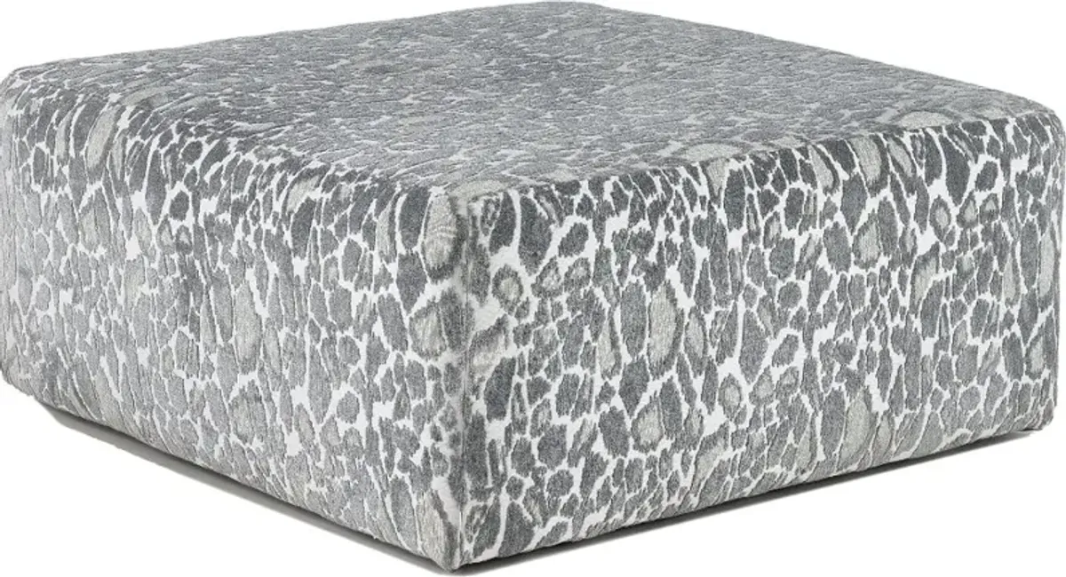 Lamar Gray Cocktail Ottoman