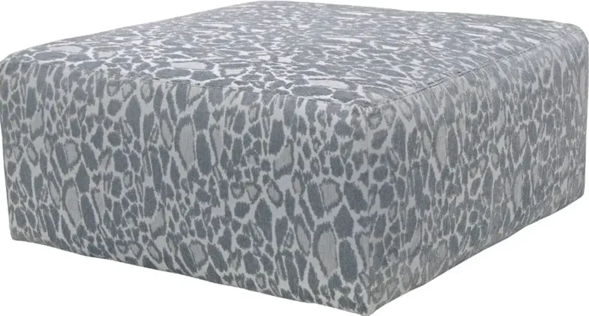 Lamar Gray Cocktail Ottoman