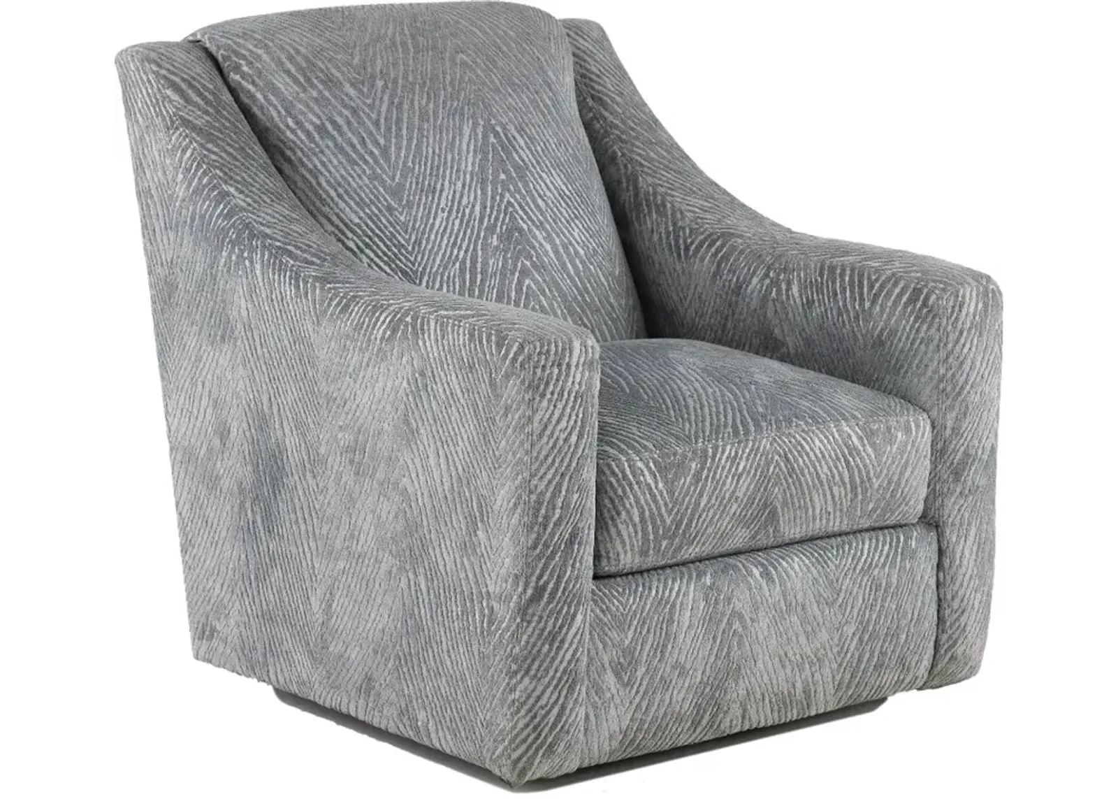 Lamar Gray Swivel Accent Chair