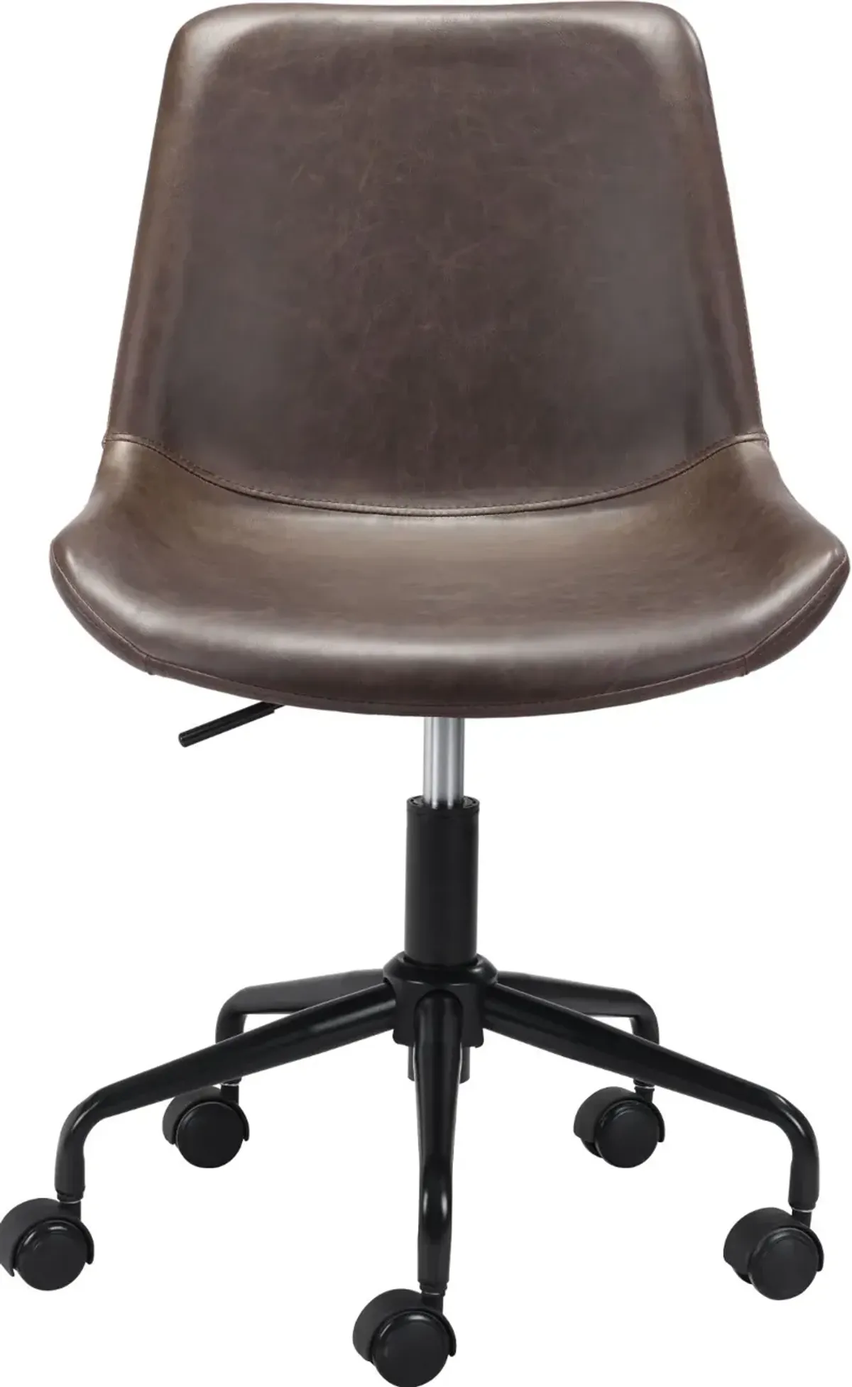 Mid-century Modern Brown Office Chair