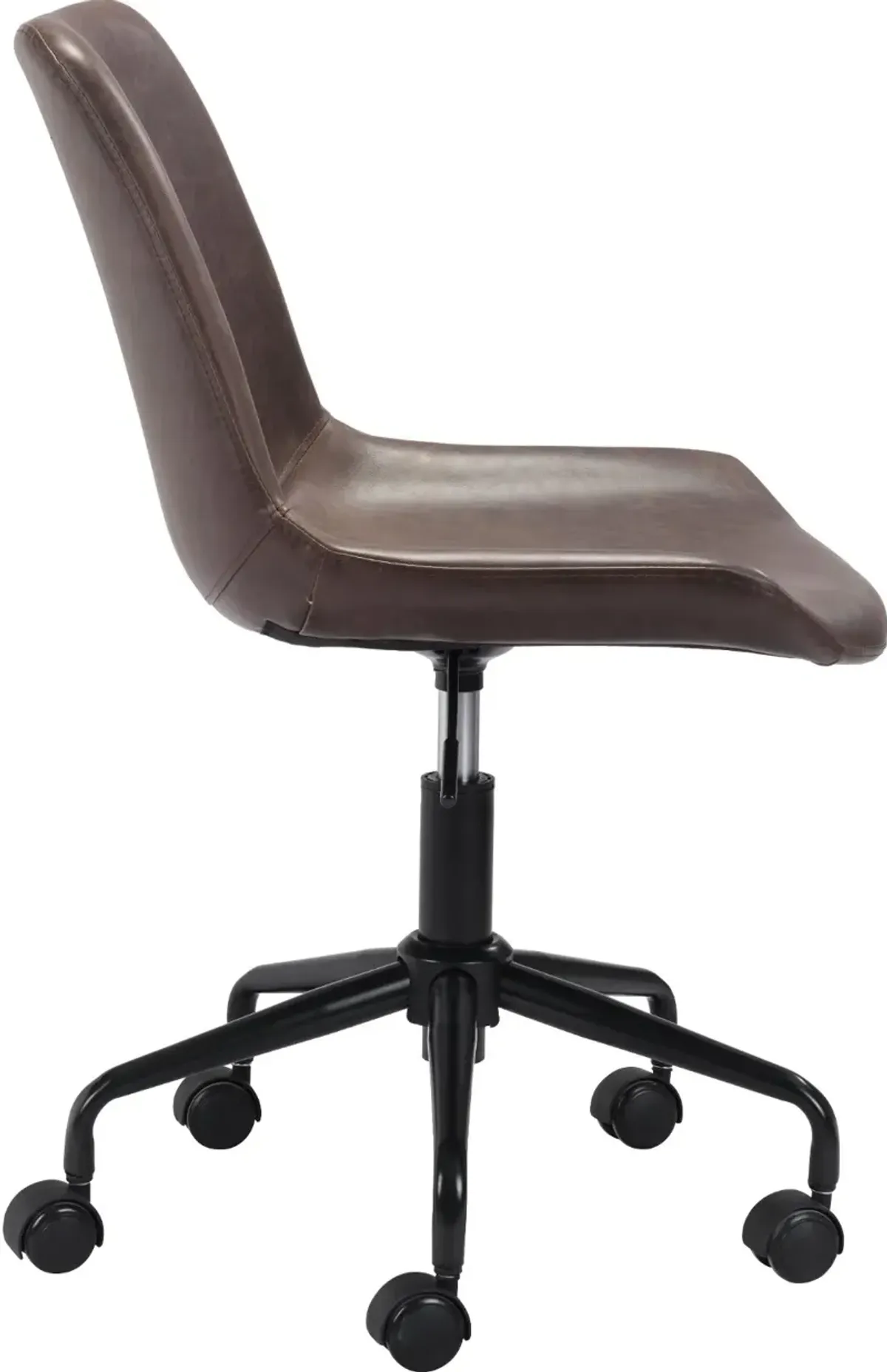 Mid-century Modern Brown Office Chair