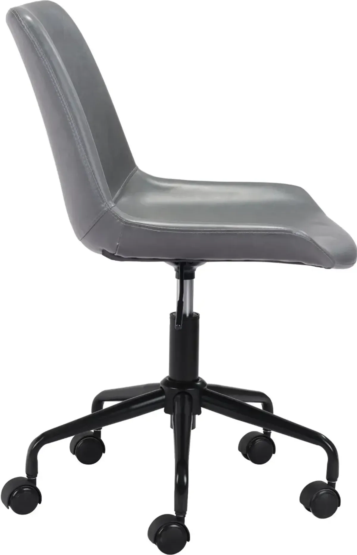 Byron Mid-century Modern Gray Office Chair