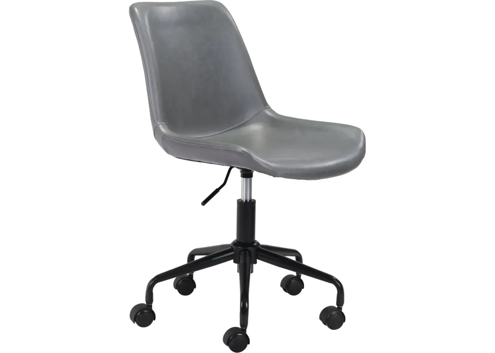 Byron Mid-century Modern Gray Office Chair