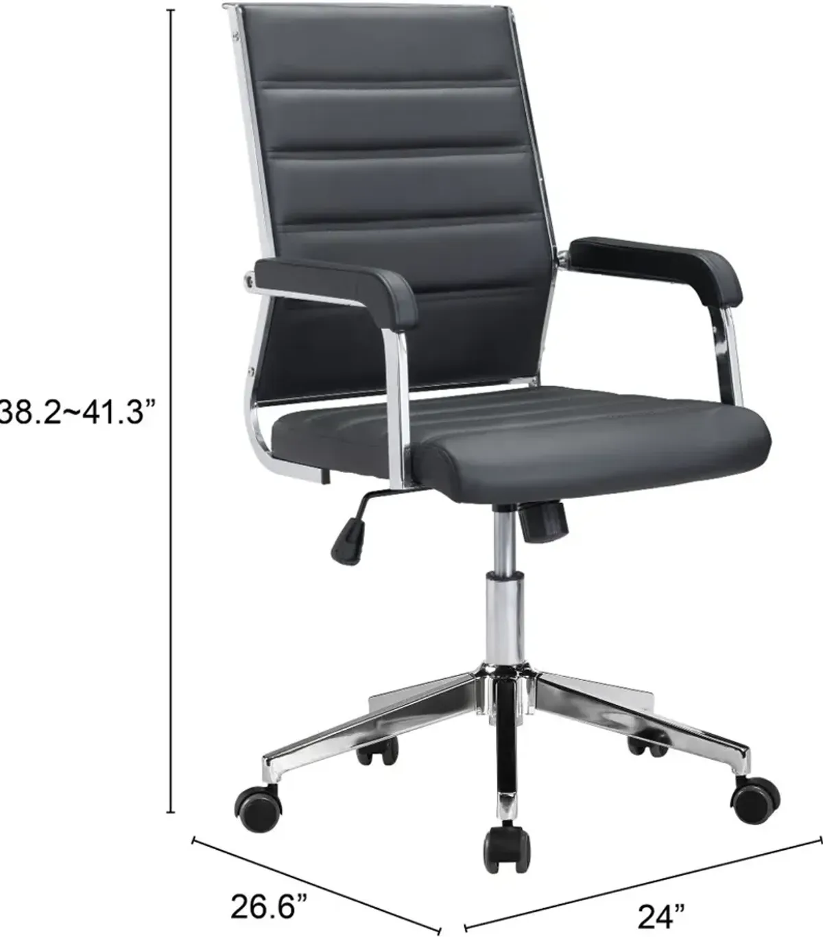 Black Office Chair - Liderato