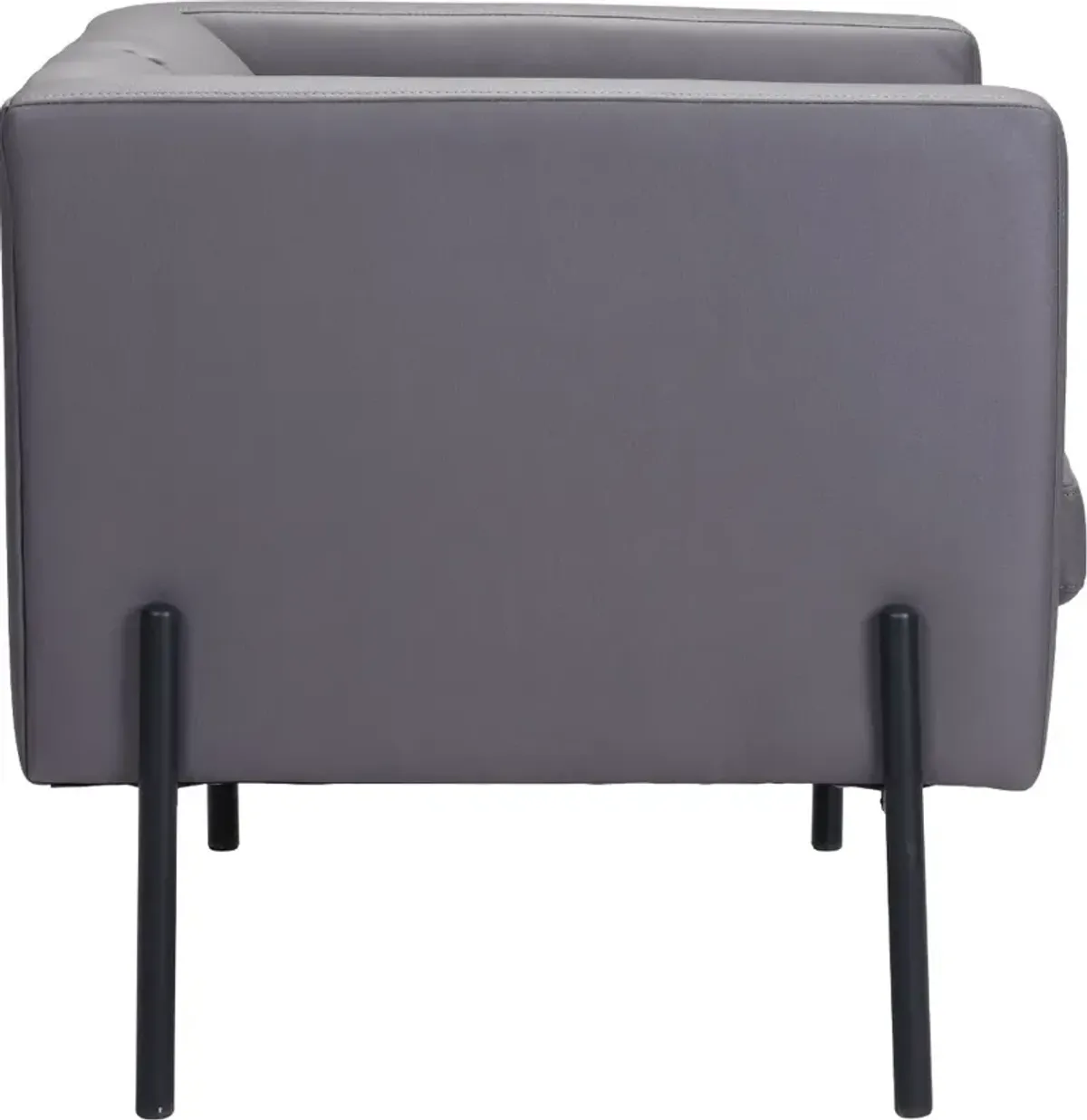 Mid Century Modern Gray Accent Chair - Jess