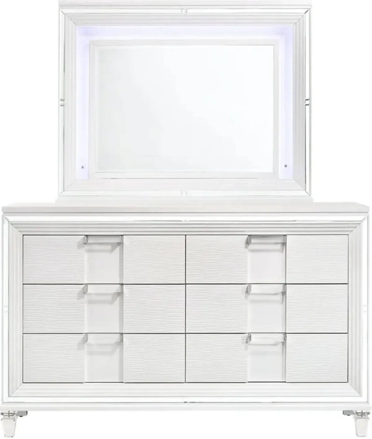 Posh White Youth Dresser