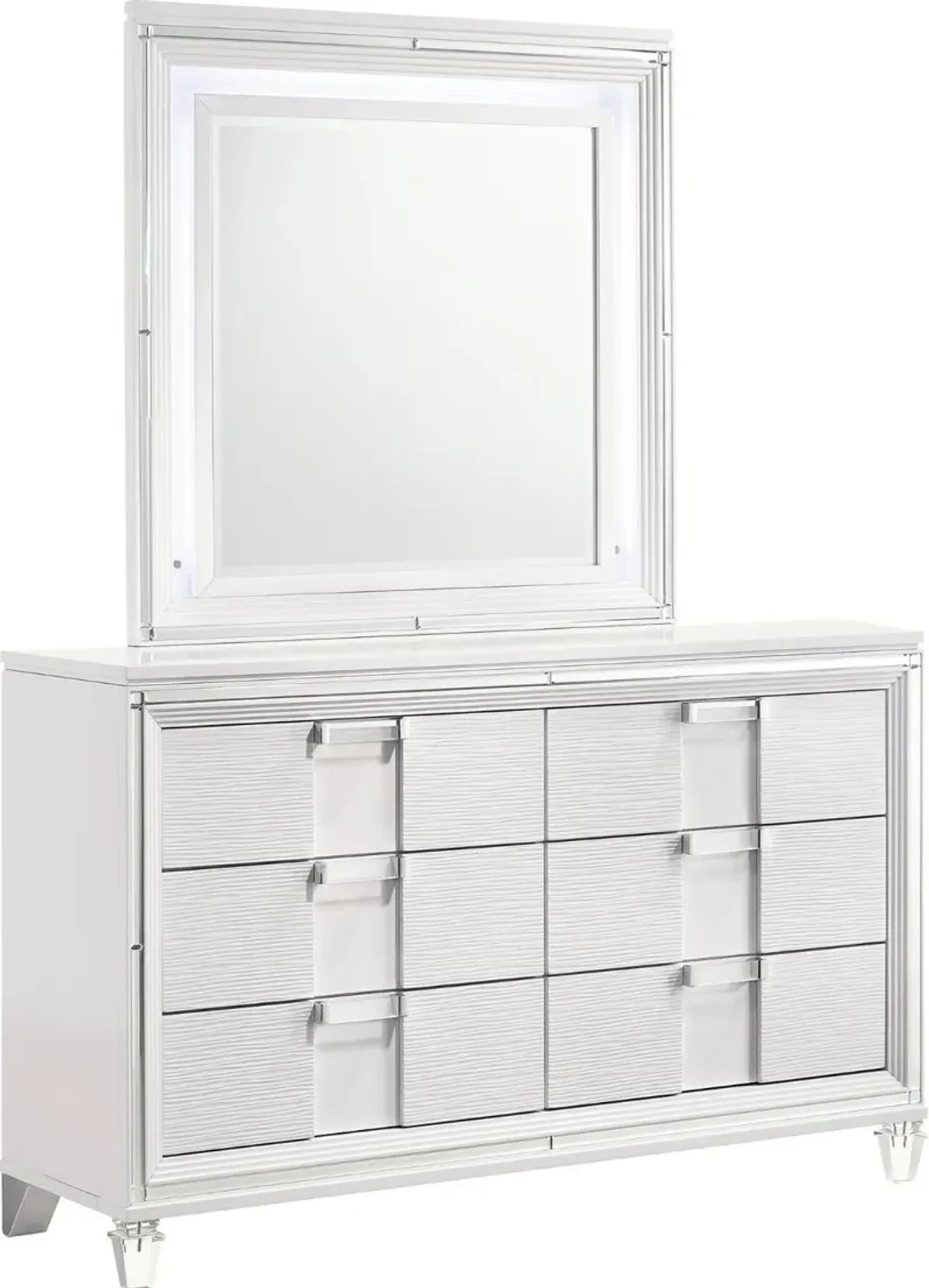 Posh White Youth Dresser