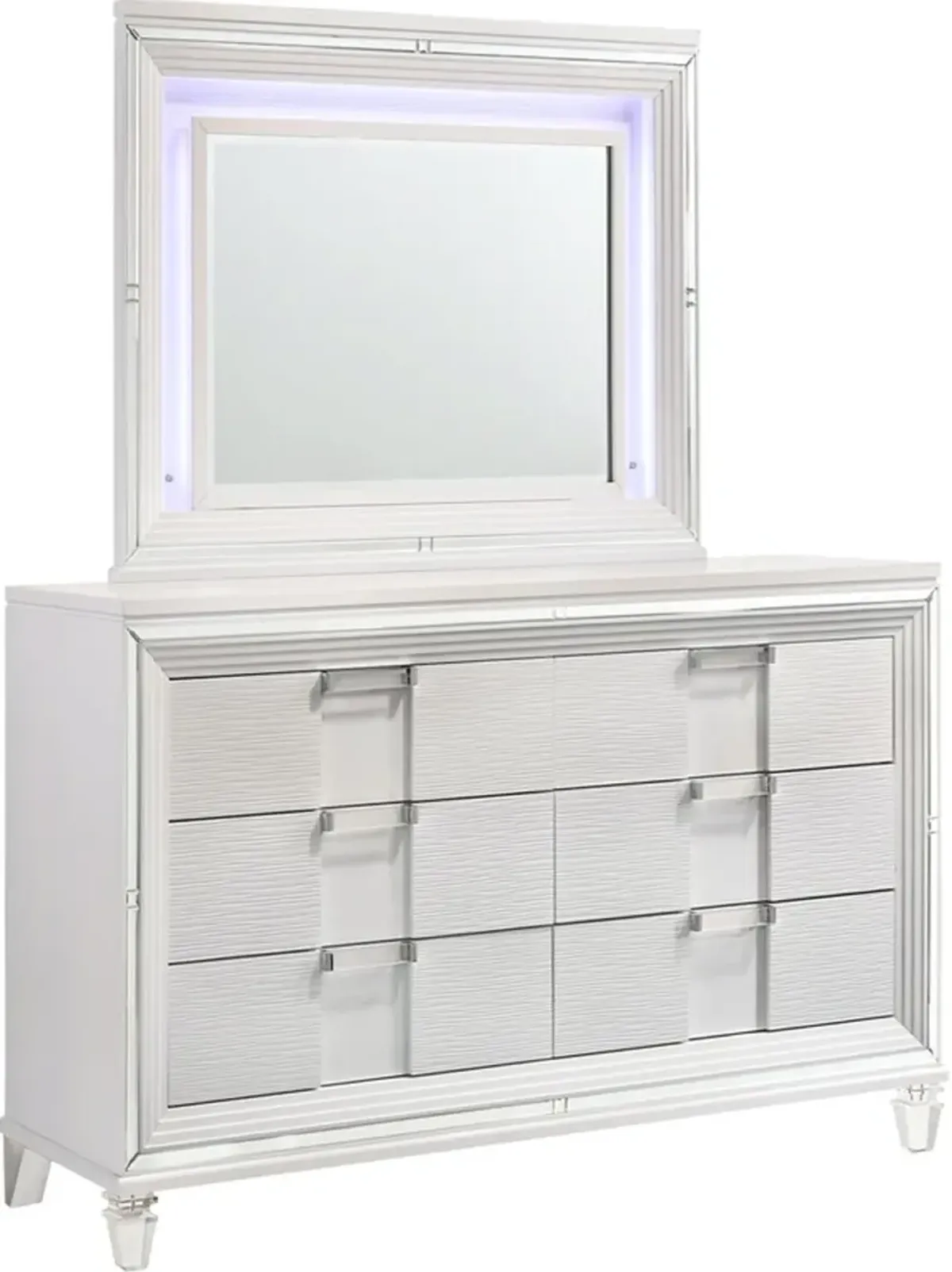 Posh White Youth Dresser