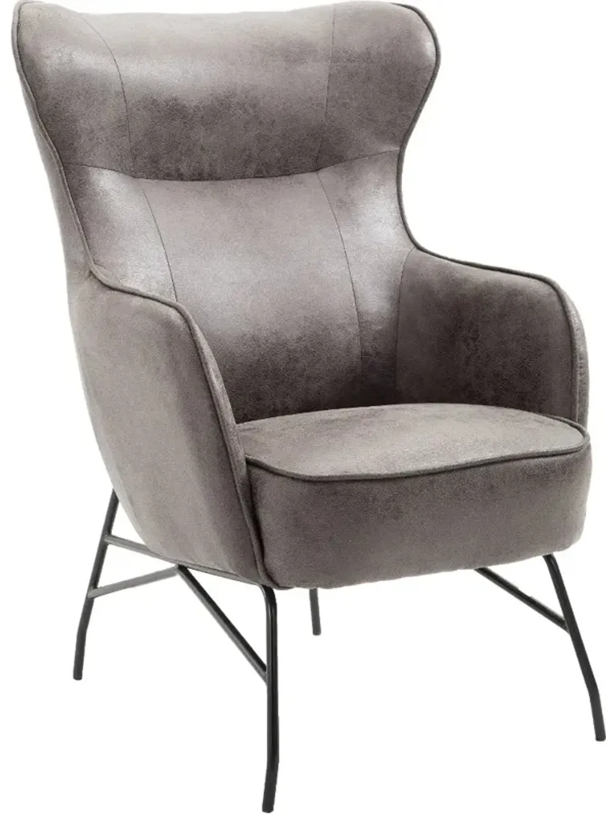 Franky Charcoal Gray Accent Chair