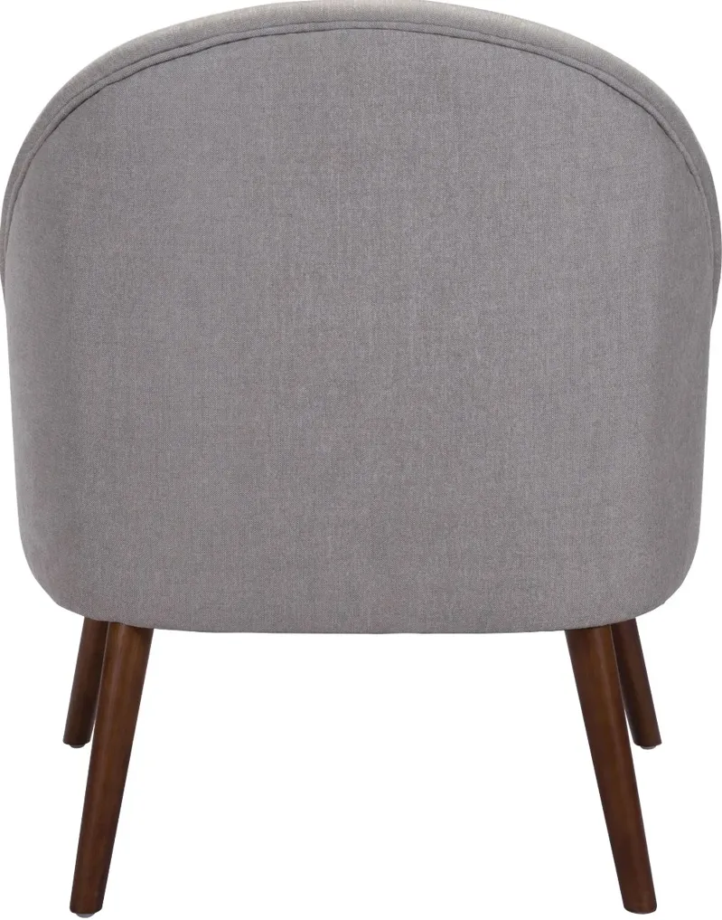 Cruise Mid Century Modern Gray Accent Chair