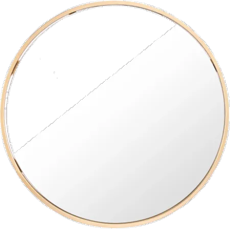 Gold Round Eye Wall Mirror