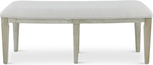 Positano Gray Dining Room Bench