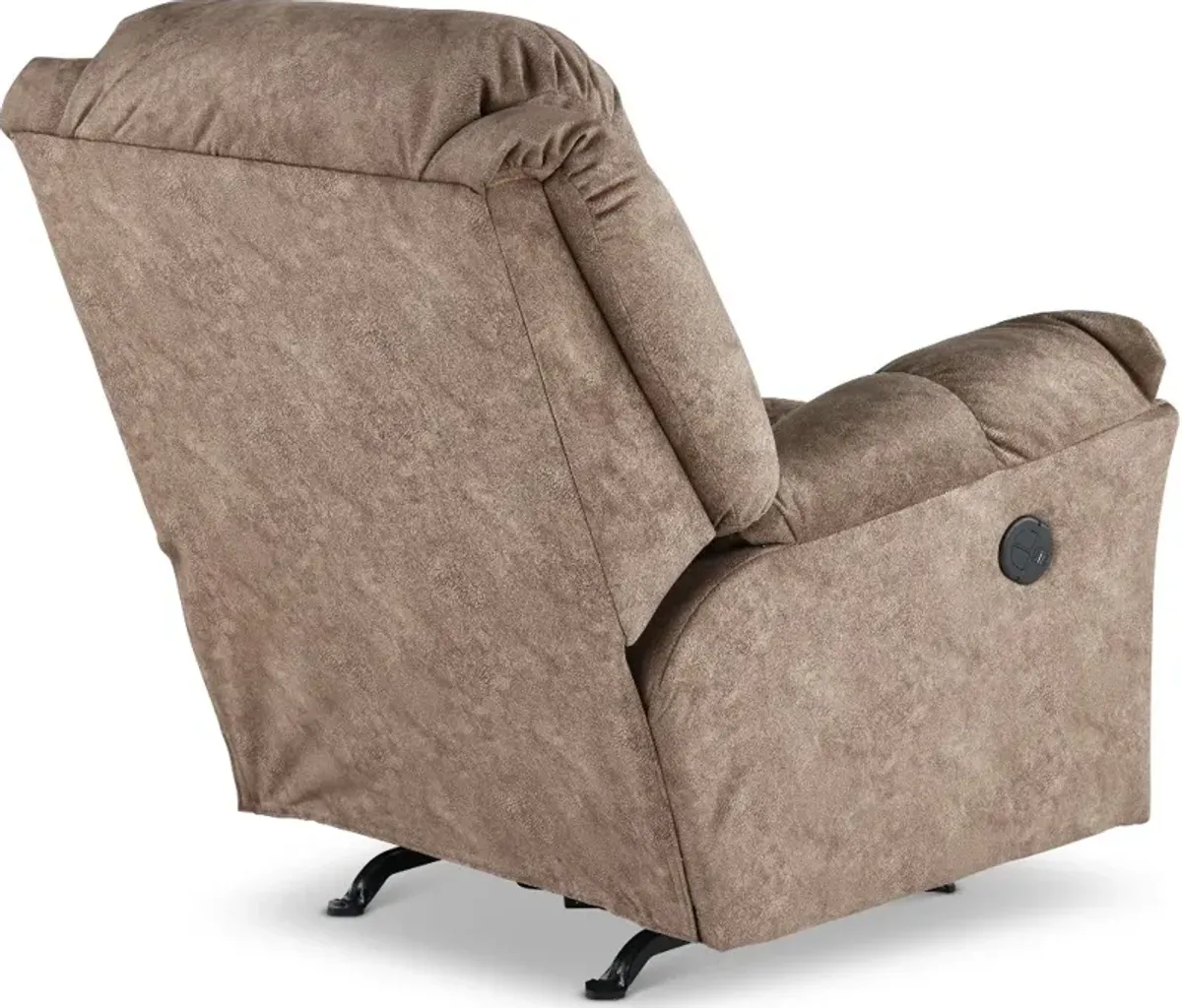 Malloy Tan Power Rocker Recliner