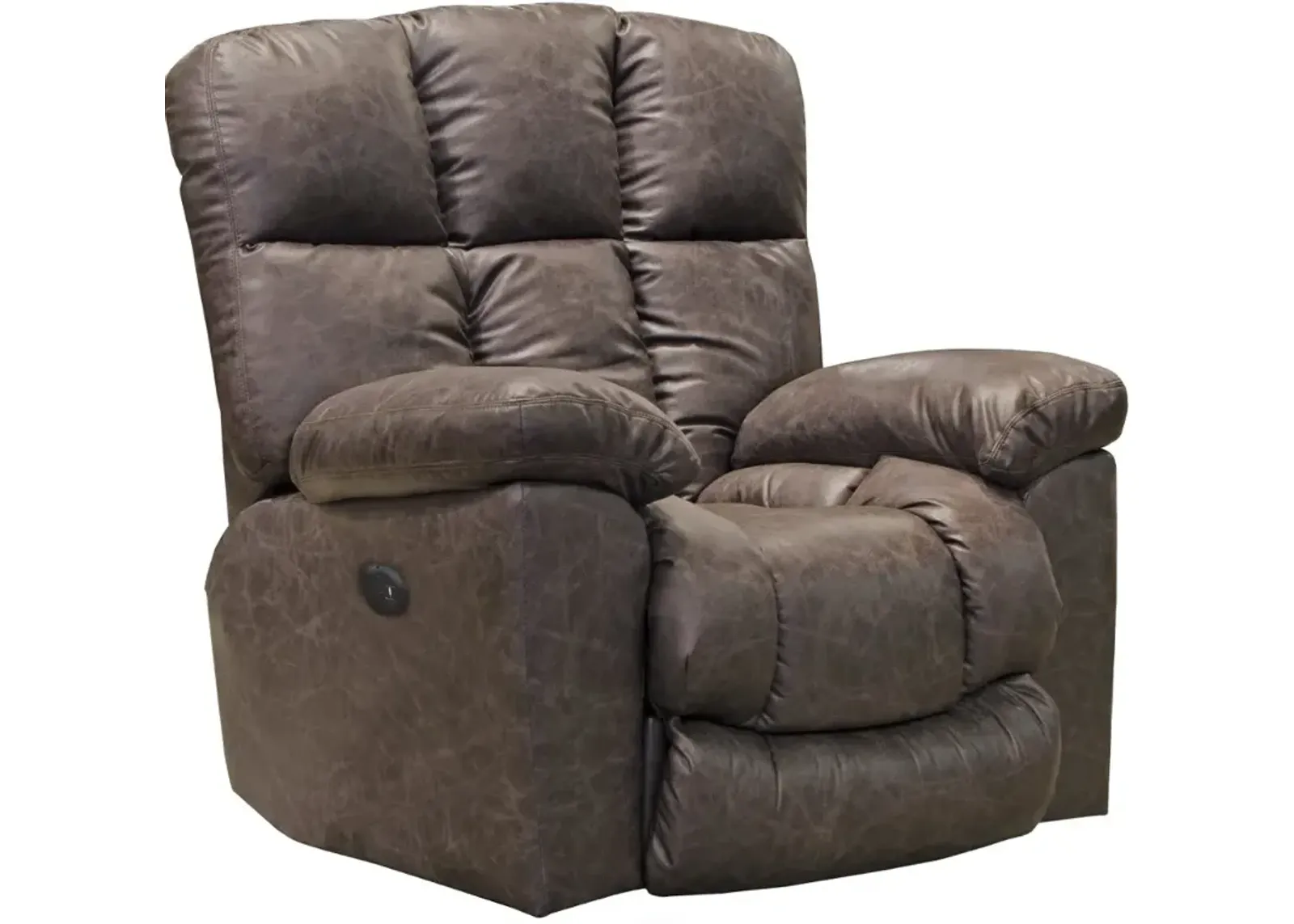 Mayfield Graphite Brown Power Rocker Recliner