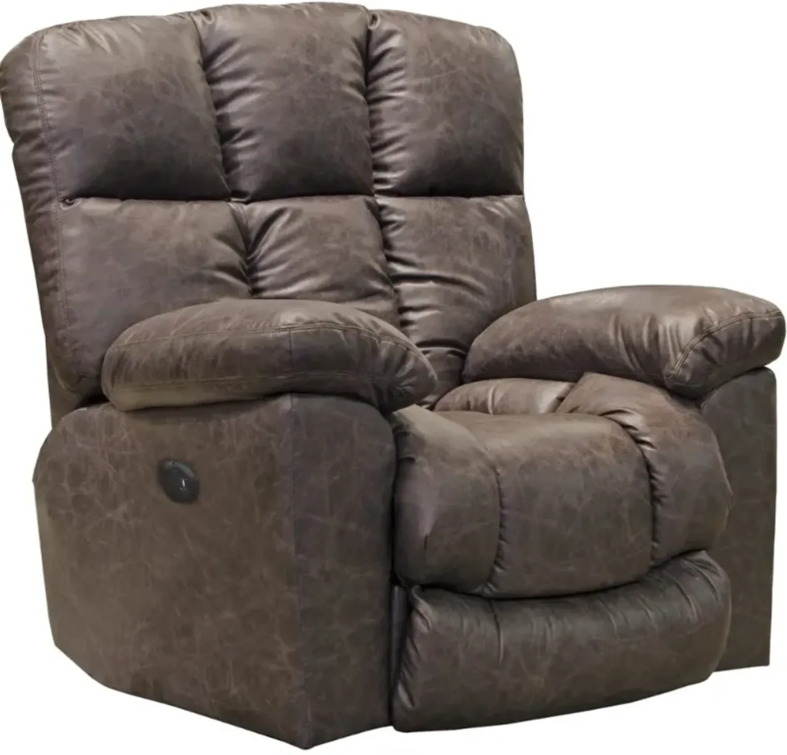 Mayfield Graphite Brown Power Rocker Recliner