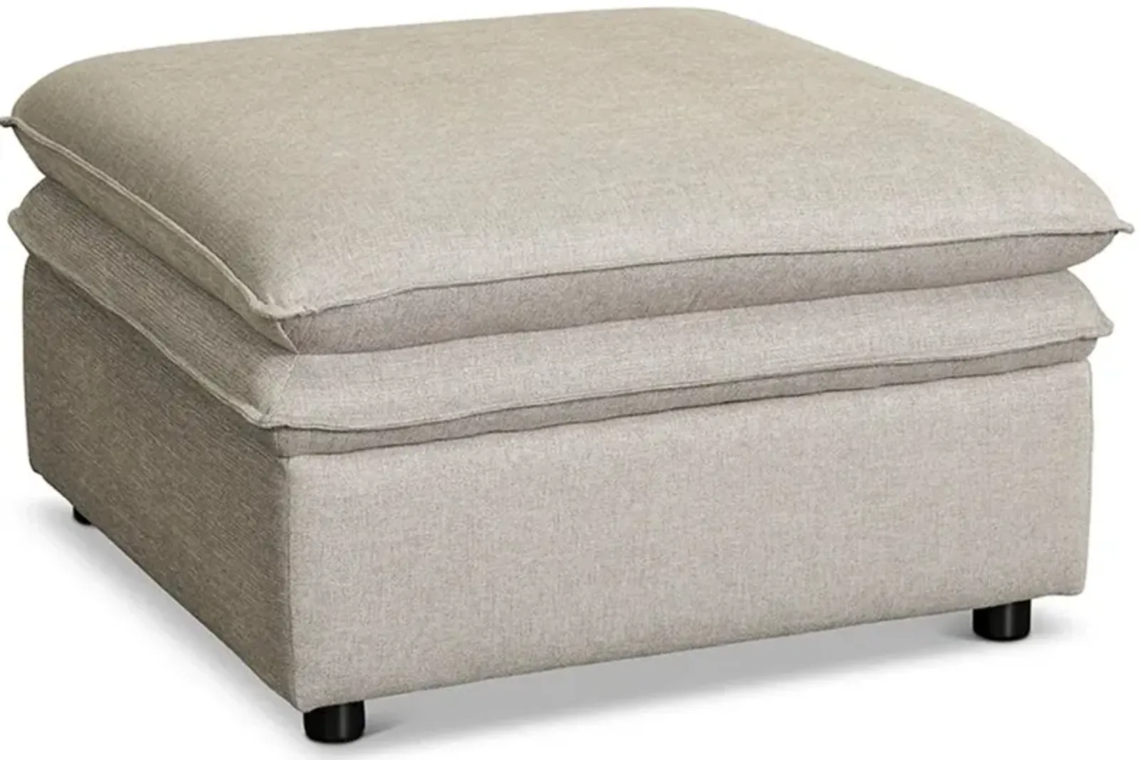 Biggie Linen Ottoman