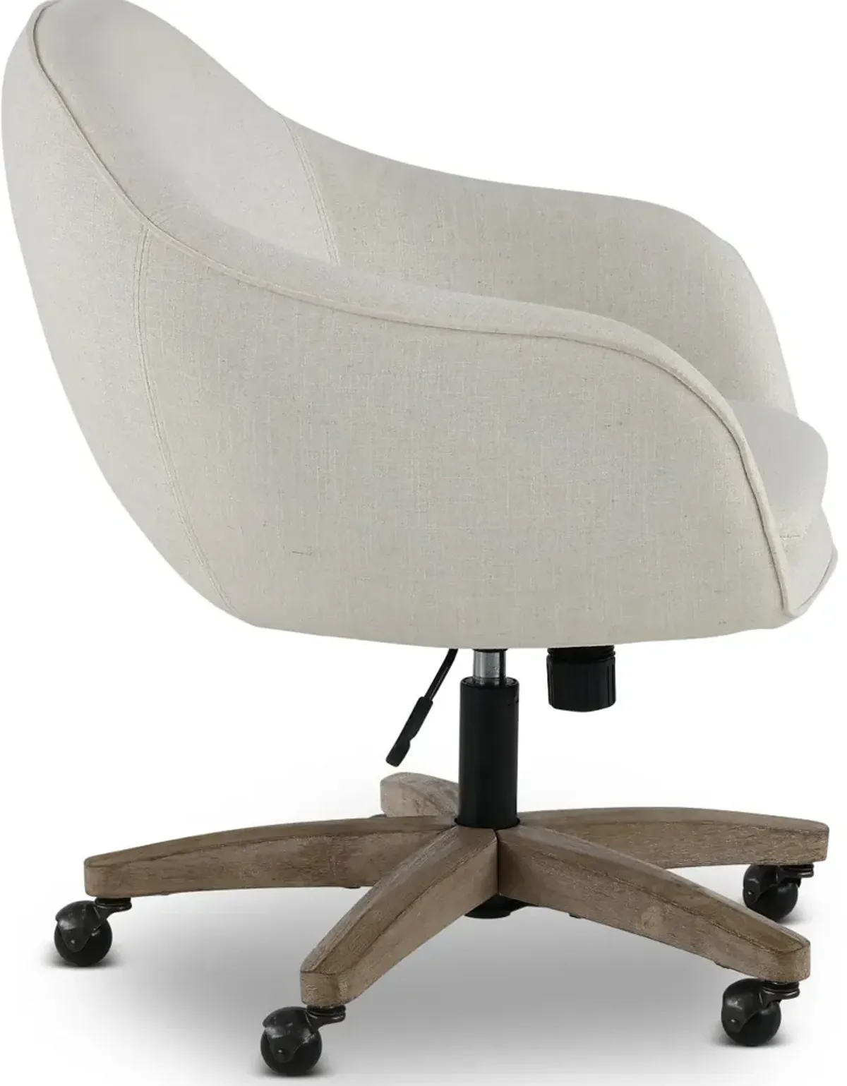 Nora Chic White Office Chair