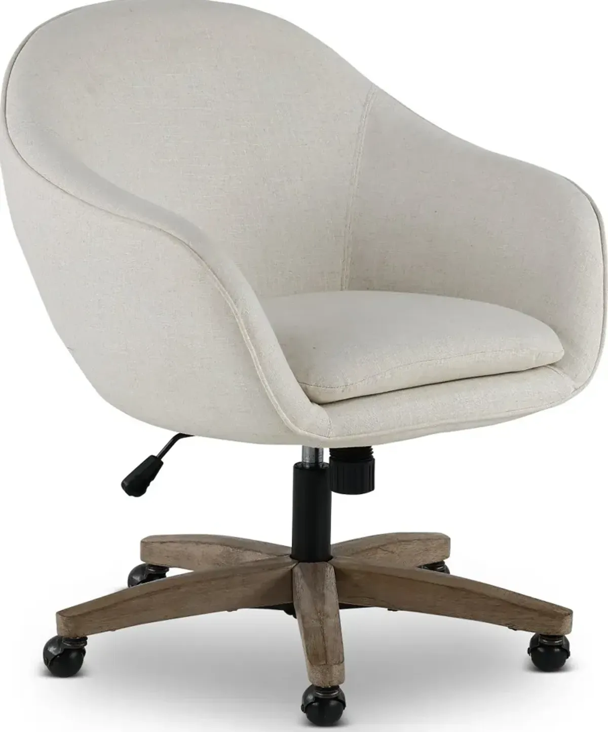 Nora Chic White Office Chair