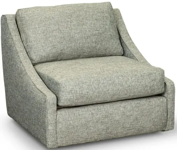 Romee Midnight Gray Swivel Accent Chair