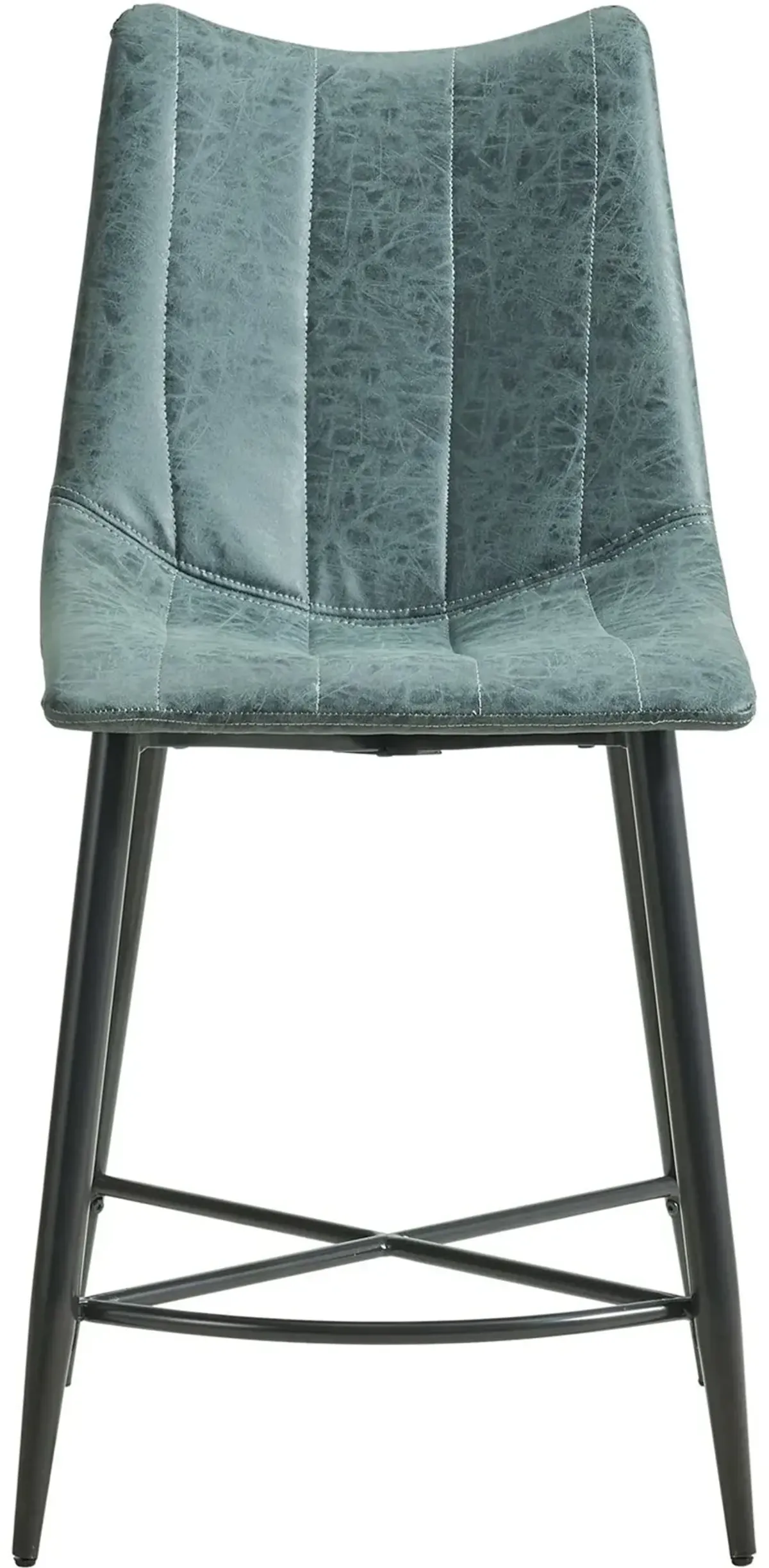 Rocco Gray Upholstered Counter Height Stool