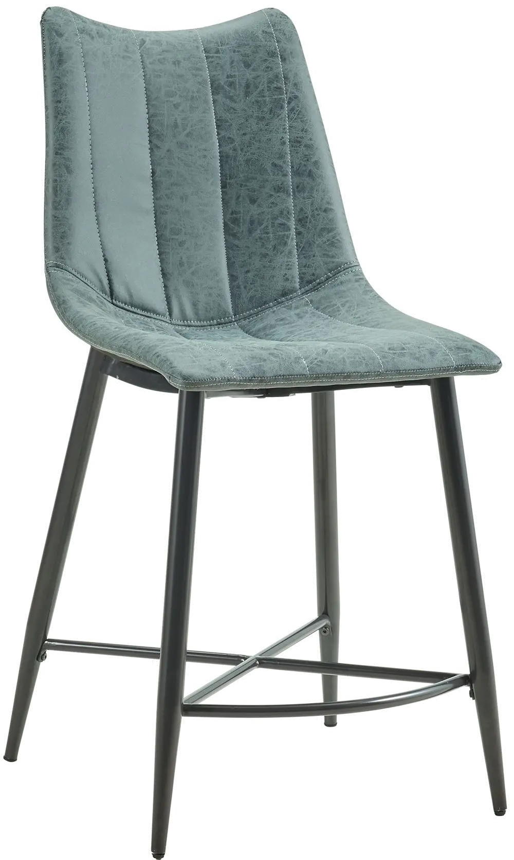 Rocco Gray Upholstered Counter Height Stool