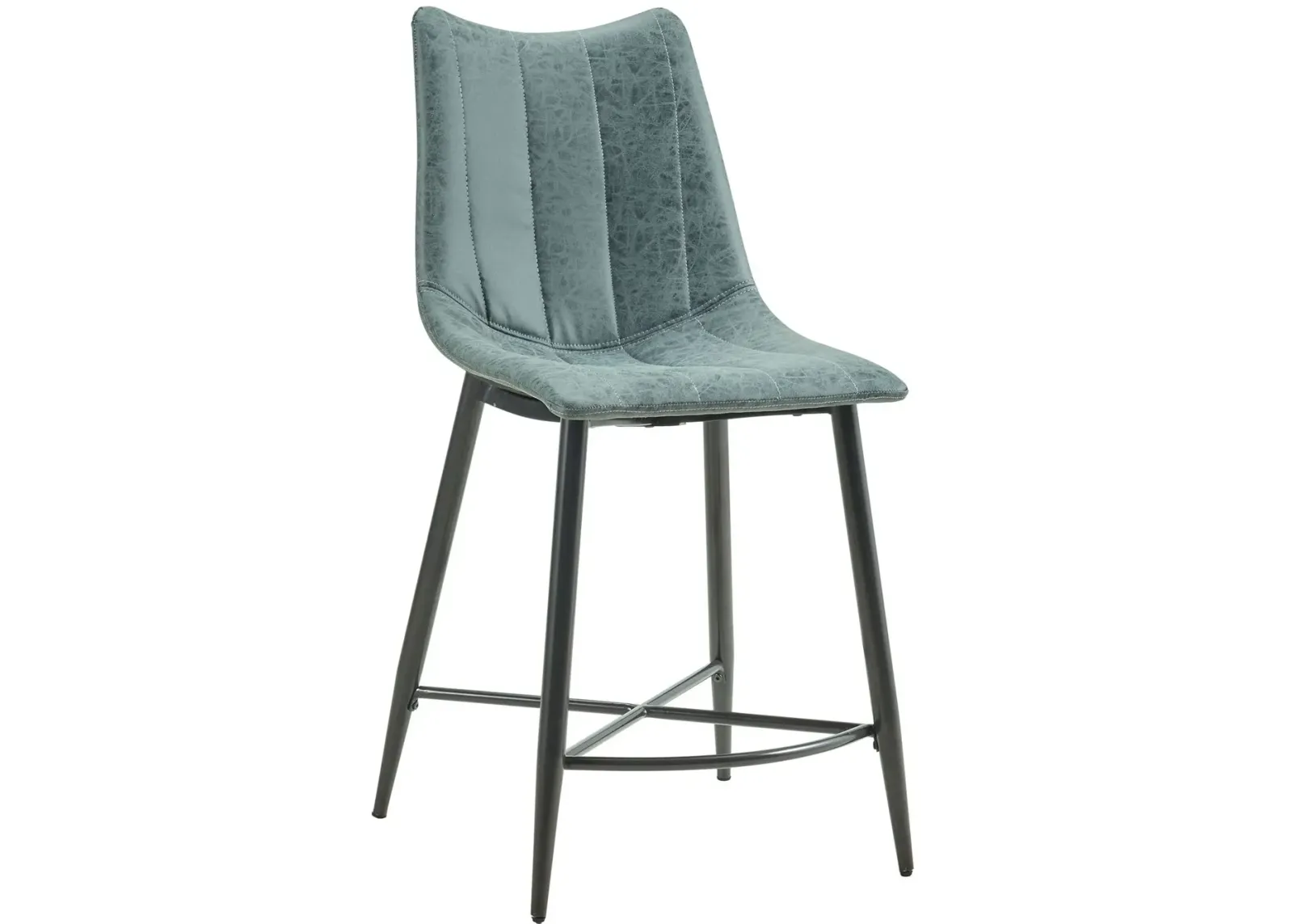 Rocco Gray Upholstered Counter Height Stool