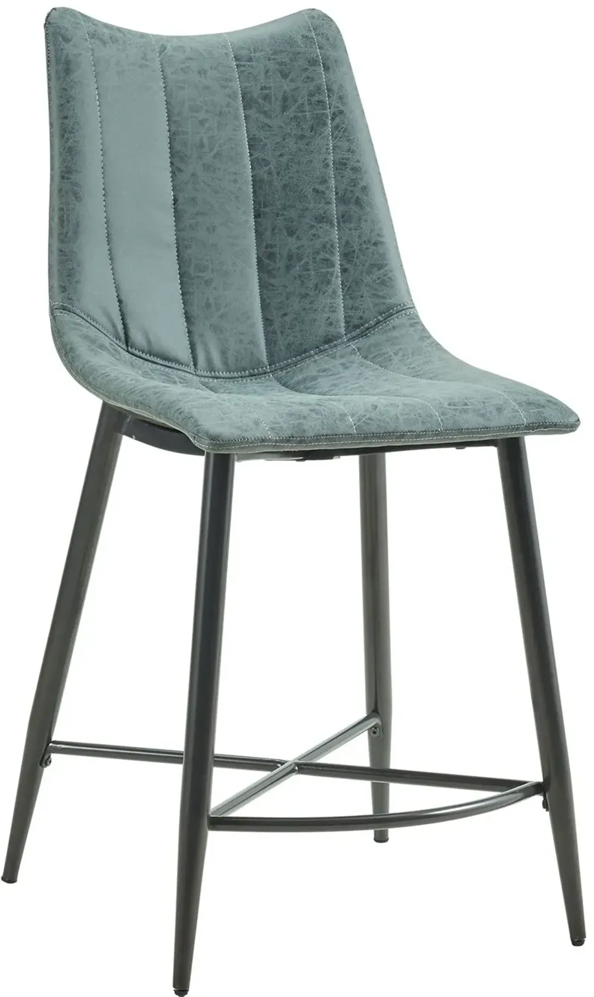 Rocco Gray Upholstered Counter Height Stool