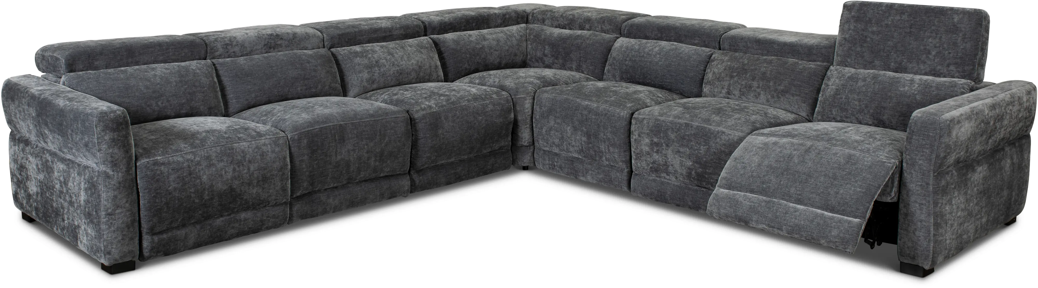 Mystery 5-Piece L-Shaped Power Reclining Sectional
