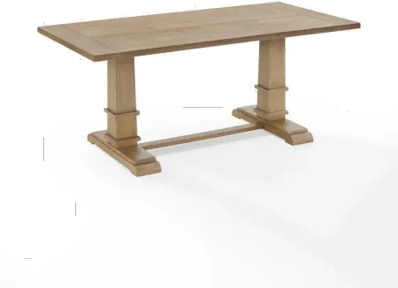 Joanna Rustic Brown Rectangle Dining Table