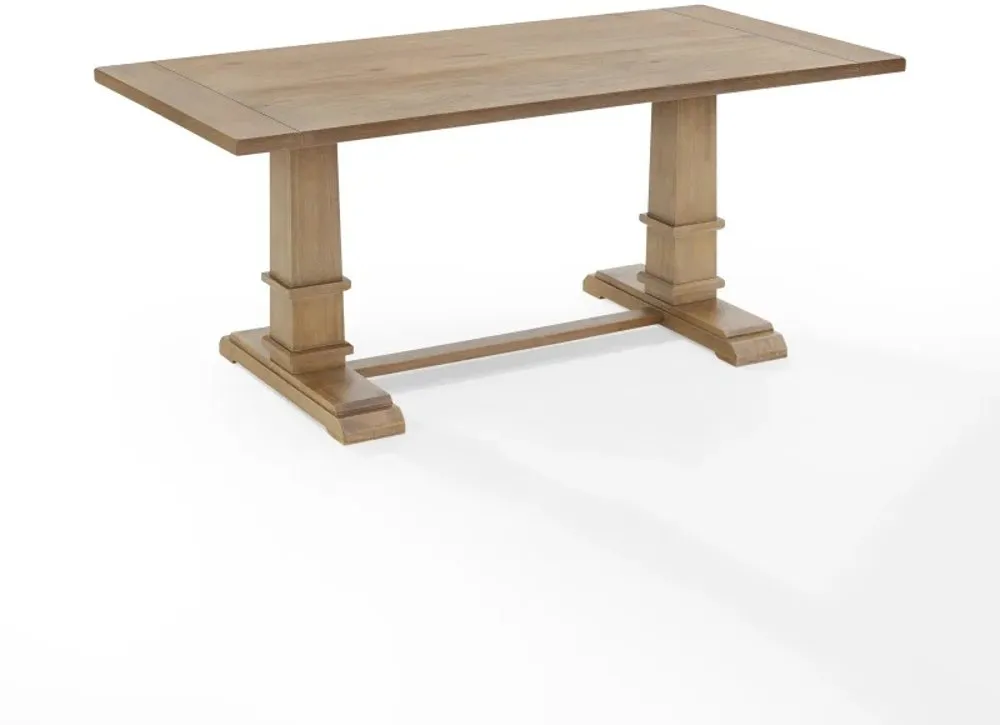 Joanna Rustic Brown Rectangle Dining Table