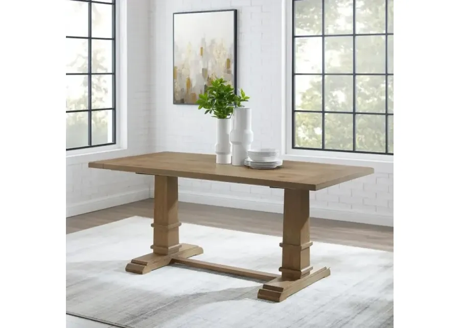 Joanna Rustic Brown Rectangle Dining Table