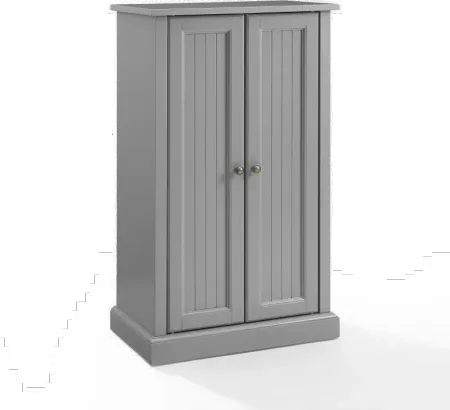 Seaside Gray Accent Storage Cabinet