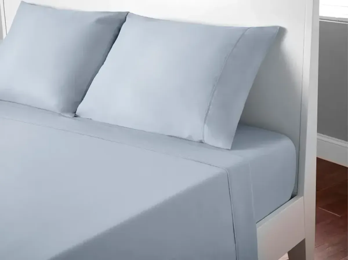 BedGear Gray Blue Microfiber Twin Bed Sheets